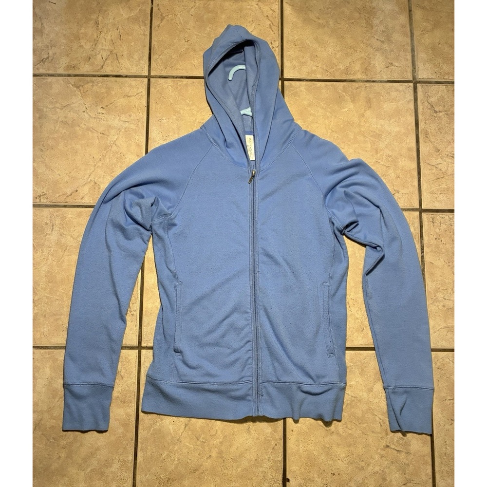 Colorado Clothing Blue Womens Sz Medium Active Hoodie Jacket Full Y2K Gym Track